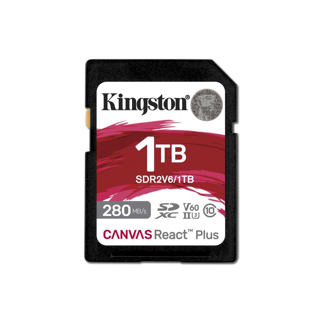 Kingston 1TB SDXC Canvas React Plus Kingston 1TB SDXC Canvas React Plus