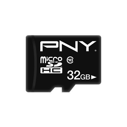 PNY 32GB microSDHC Performance Plus Class 10 + adapterrel