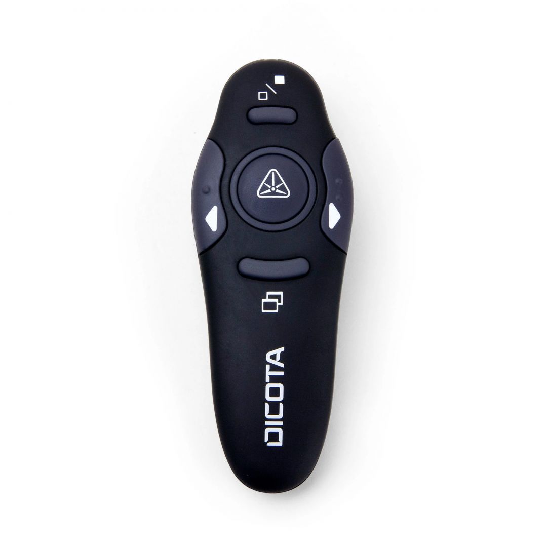 Dicota Pin Point Wireless Presenter Red Laser Black