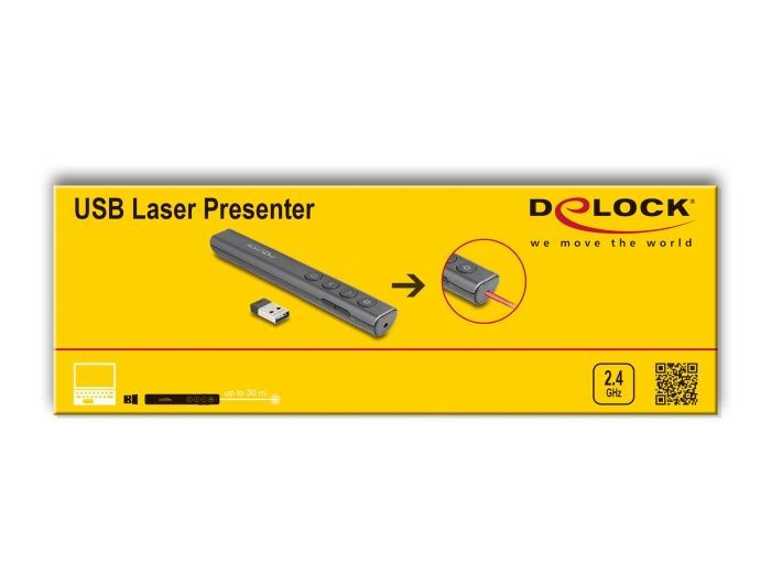 DeLock USB Laser Presenter Antracit