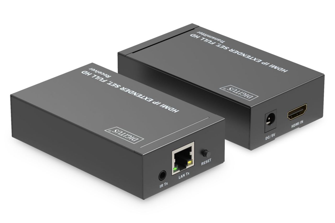 Digitus HDMI IP Video Extender Set 120m Digitus HDMI IP Video Extender Set 120m