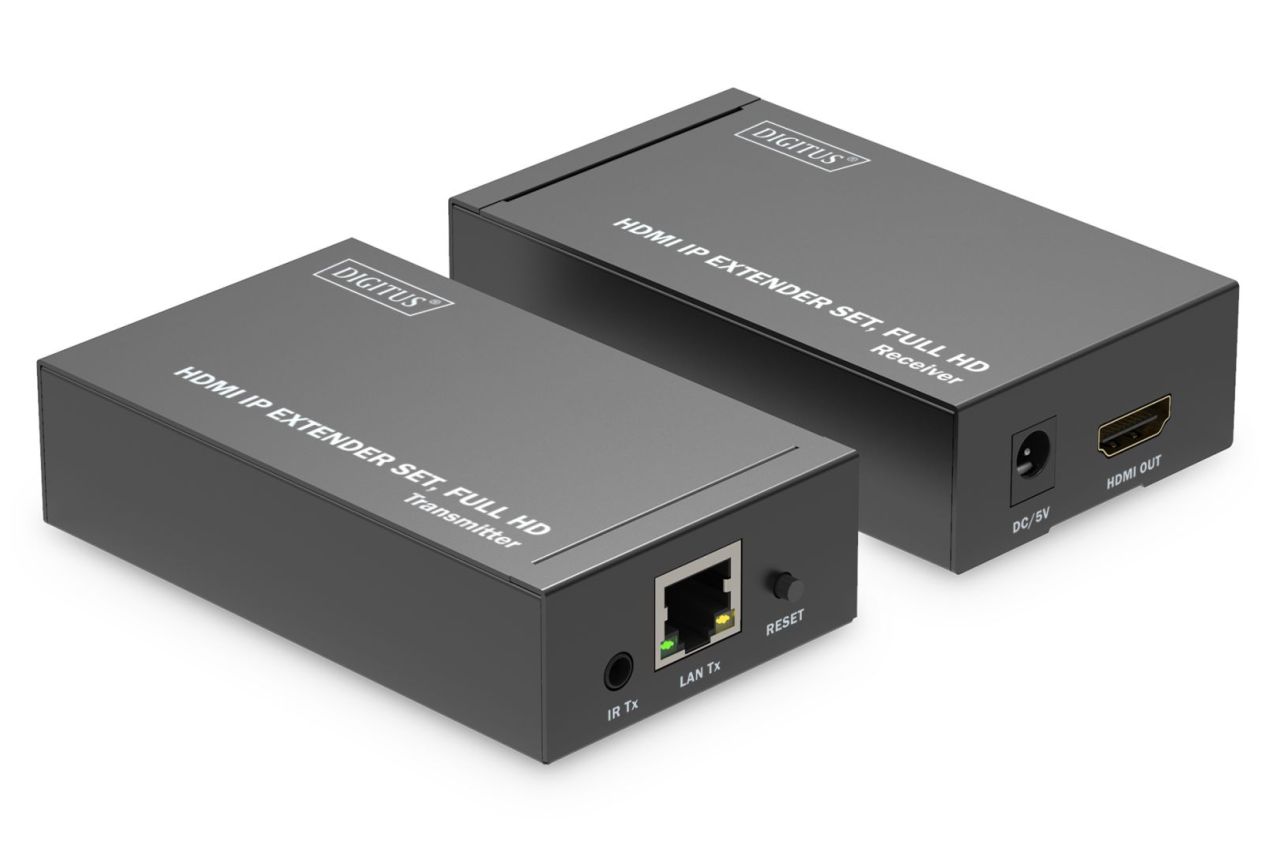 Digitus HDMI IP Video Extender Set 120m Digitus HDMI IP Video Extender Set 120m