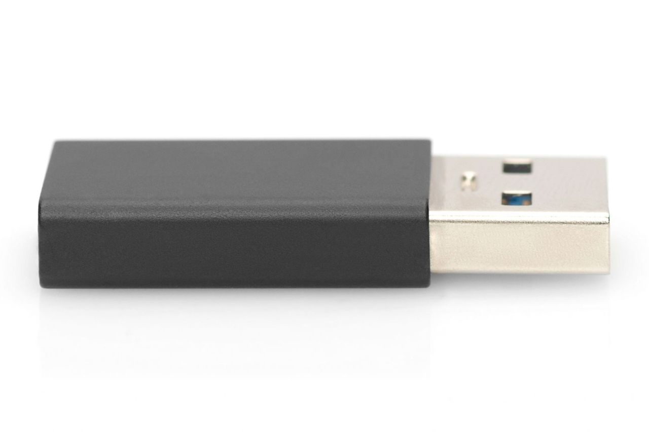 Digitus USB Type-C male/famale adapter Black Digitus USB Type-C male/famale adapter Black