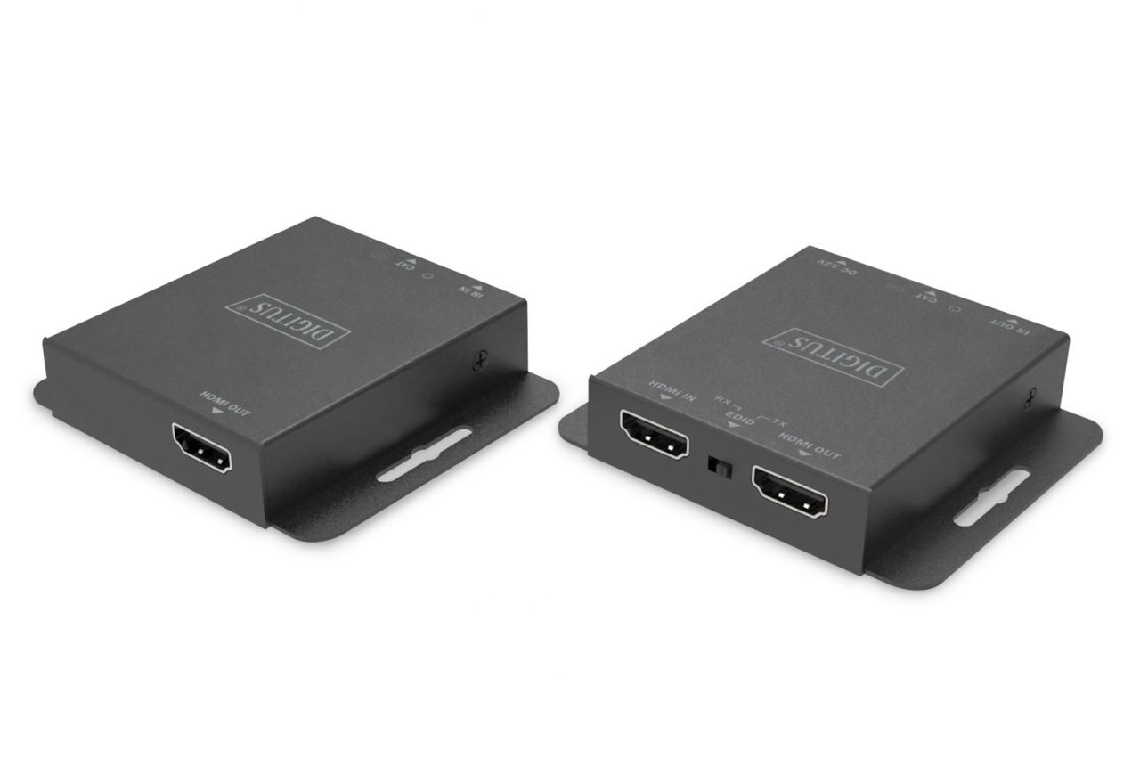 Digitus DS-55519 4K HDMI Extender Set 70m Black Digitus DS-55519 4K HDMI Extender Set 70m Black