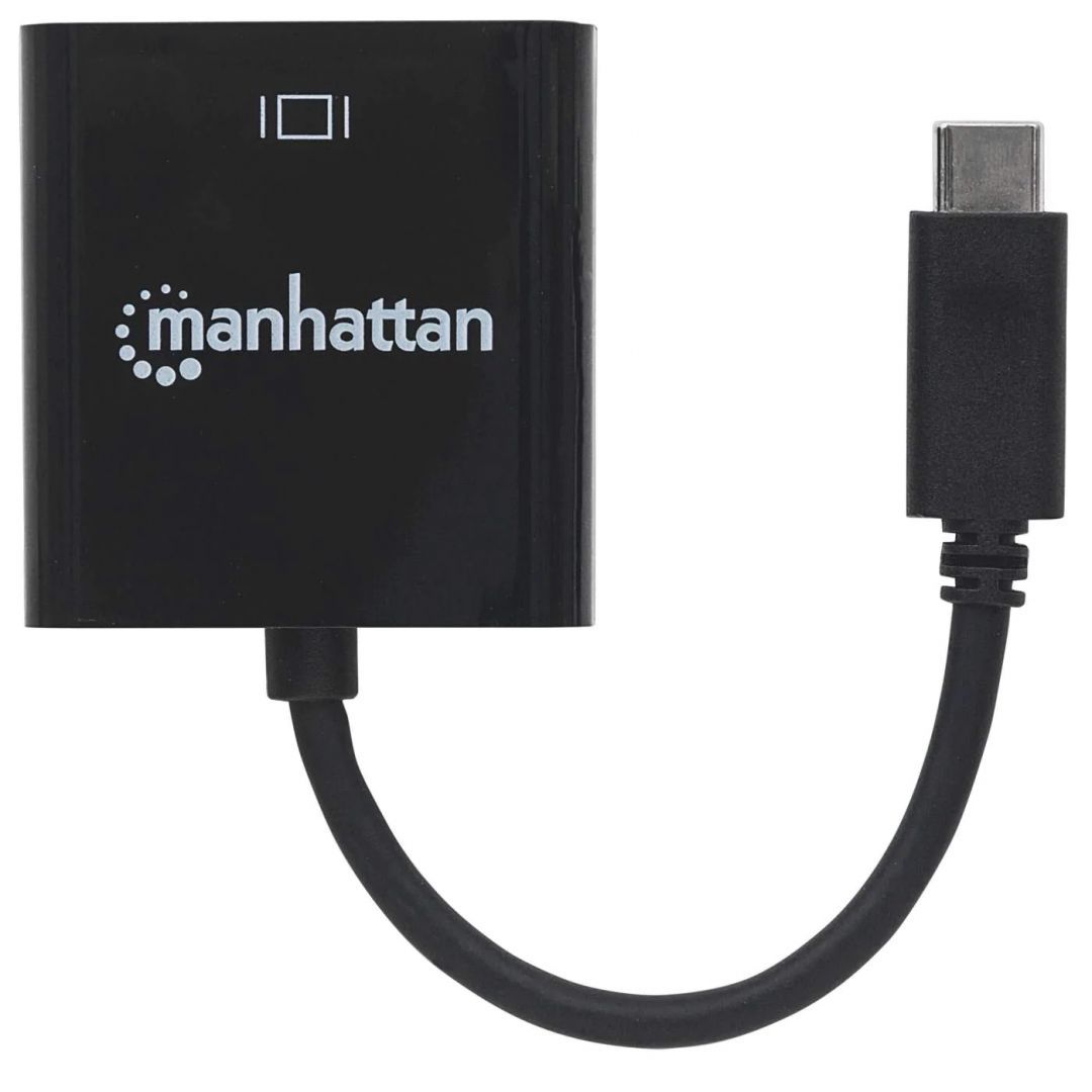 Manhattan USB-C Male to HDMI Female Adapter Black