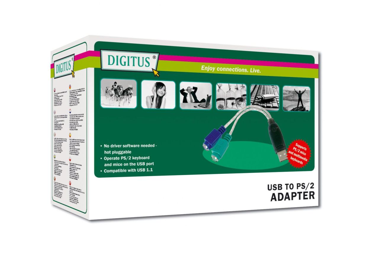 Digitus USB to PS/2 Adapter Digitus USB to PS/2 Adapter