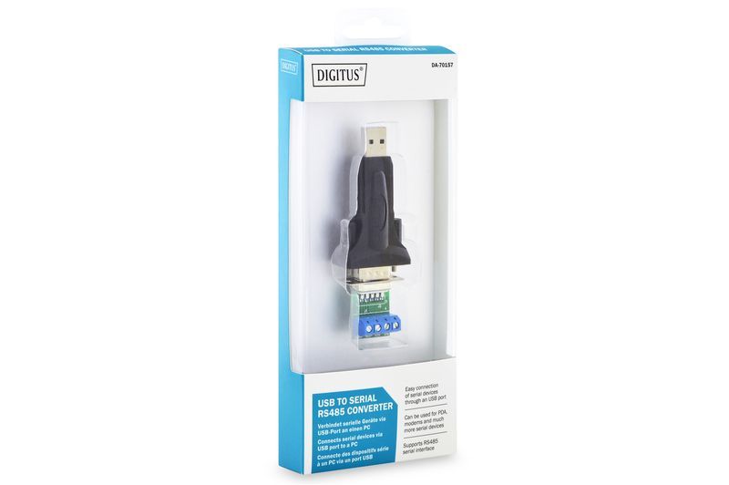 Digitus DA-70157 USB to serial adapter Black Digitus DA-70157 USB to serial adapter Black