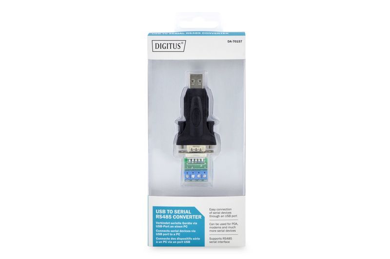 Digitus DA-70157 USB to serial adapter Black Digitus DA-70157 USB to serial adapter Black