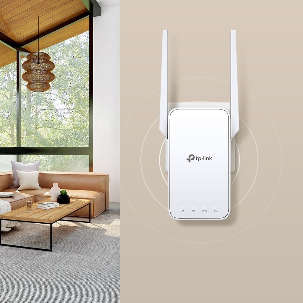 TP-Link RE315 AC1200 OneMesh Wi-Fi Range Extender White