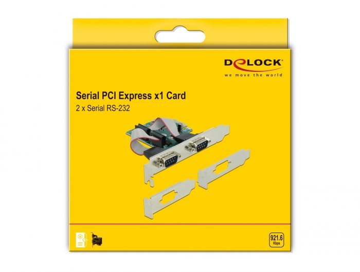 DeLock PCI Express Card to 2 x Serial RS-232