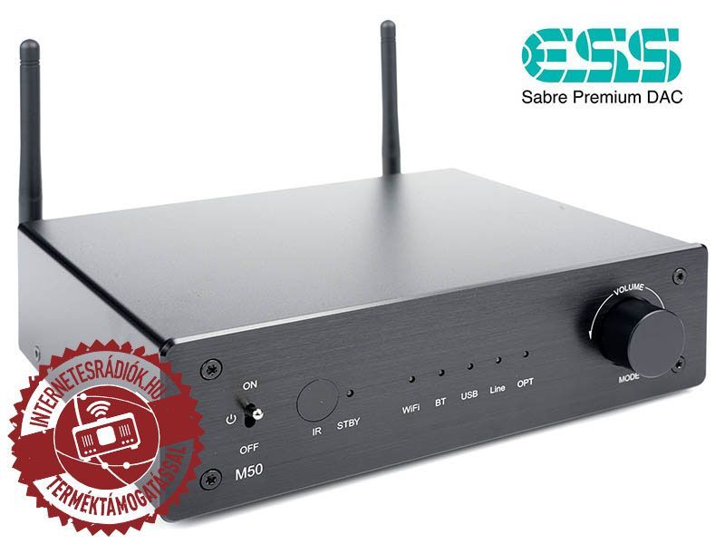 Arylic M50 80Wx2 High-Res Wireless Stereo Amplifier Arylic M50 80Wx2 High-Res Wireless Stereo Amplifier