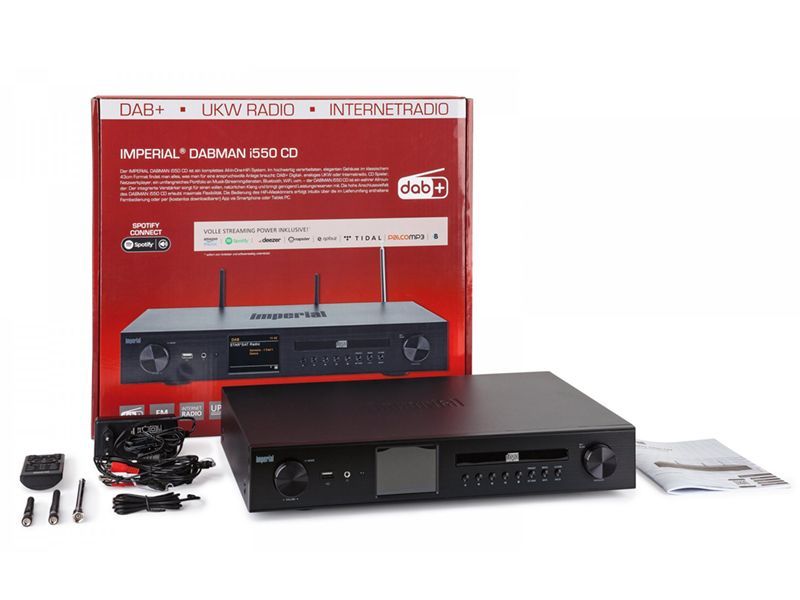 Imperial DABMAN i550 CD Black Imperial DABMAN i550 CD Black