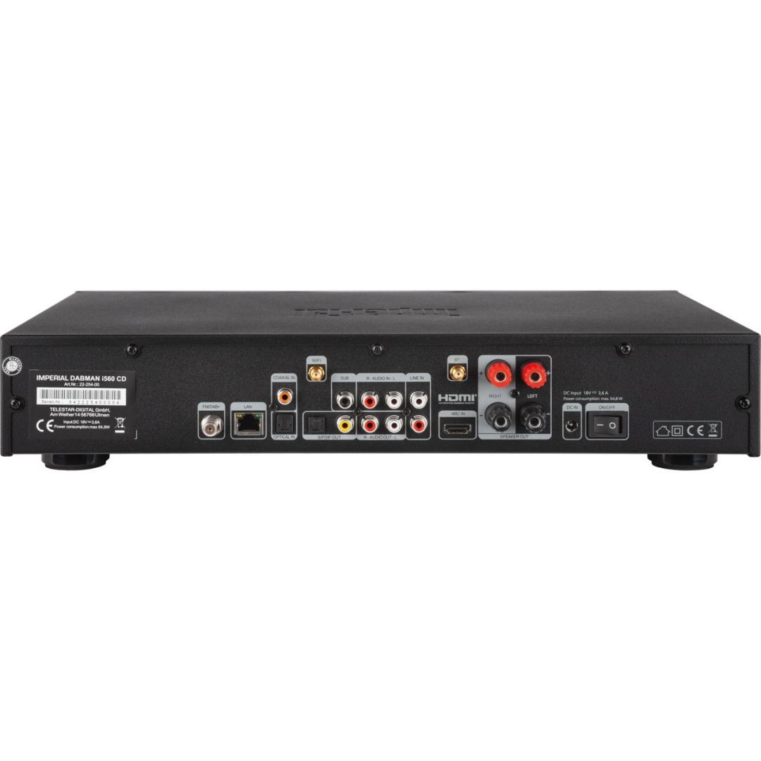 Imperial DABMAN i560 CD Hybrid Internet Radio Black Imperial DABMAN i560 CD Hybrid Internet Radio Black