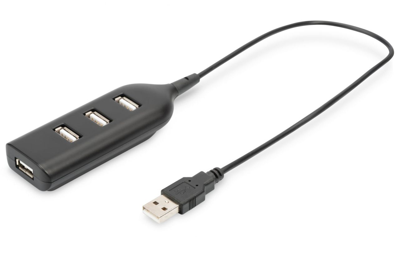 Assmann USB 2.0 Hub, 4-Port, Bus Powered