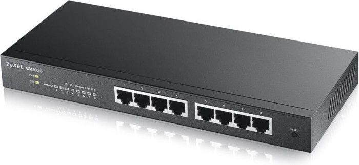 ZyXEL GS1900 v2 Desktop Gigabit Smart Switch Black