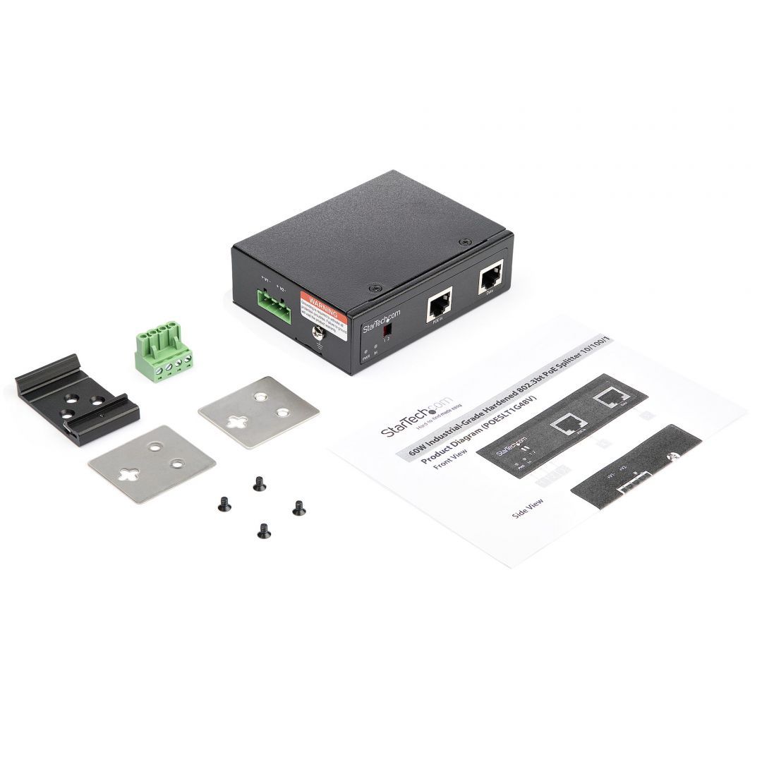 Startech Industrial Gigabit PoE Splitter