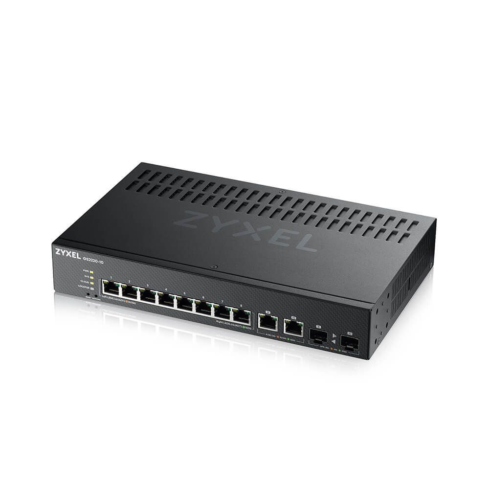 ZyXEL GS2220-10 10-port GbE L2+ Managed Switch