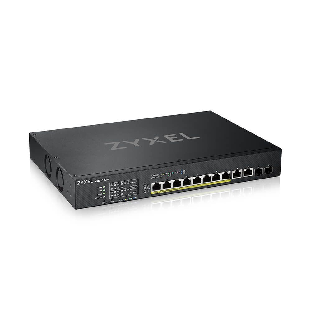 ZyXEL 8-port Multi-Gigabit Smart Managed PoE Switch with 2 10GbE and 2 SFP+ Uplink ZyXEL 8-port Multi-Gigabit Smart Managed PoE Switch with 2 10GbE and 2 SFP+ Uplink