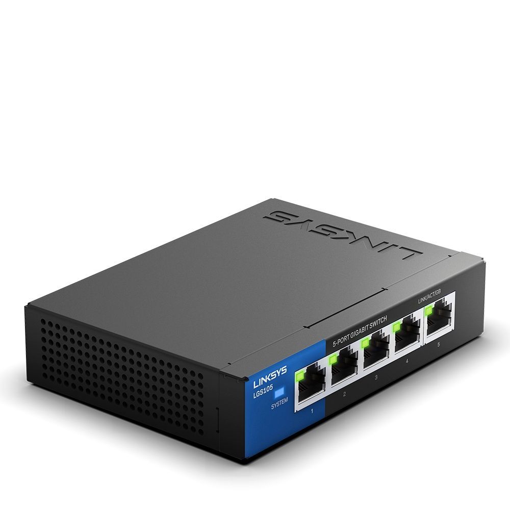 Linksys LGS105 5-Port Business Desktop Gigabit Switch