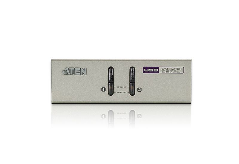 ATEN CS72U 2-Port USB VGA/Audio KVM Switch