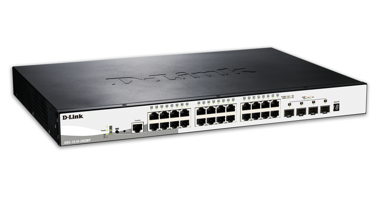 D-Link DGS-1510-28XMP 28 Port Gigabit SmartPro Switch