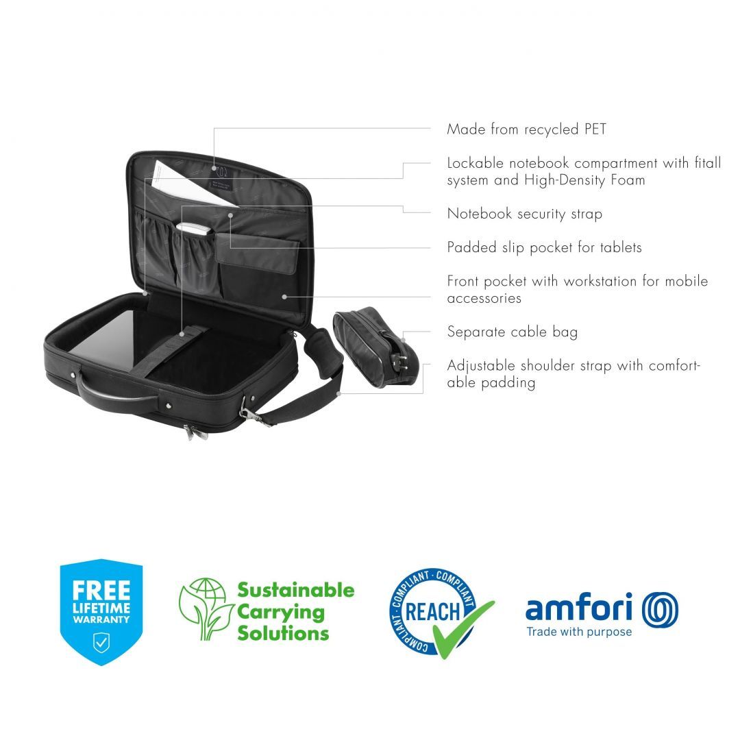 Dicota Laptop Bag Eco Multi Plus 15,6" Black Dicota Laptop Bag Eco Multi Plus 15,6" Black