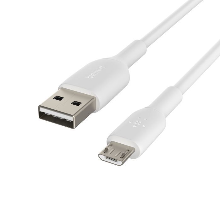 Belkin USB-A to microUSB male/male 1m White Belkin USB-A to microUSB male/male 1m White