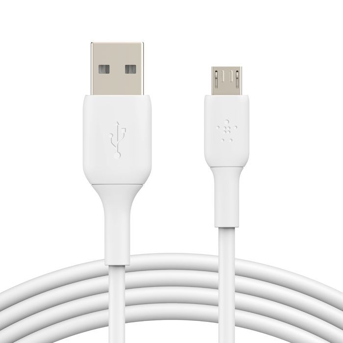 Belkin USB-A to microUSB male/male 1m White Belkin USB-A to microUSB male/male 1m White