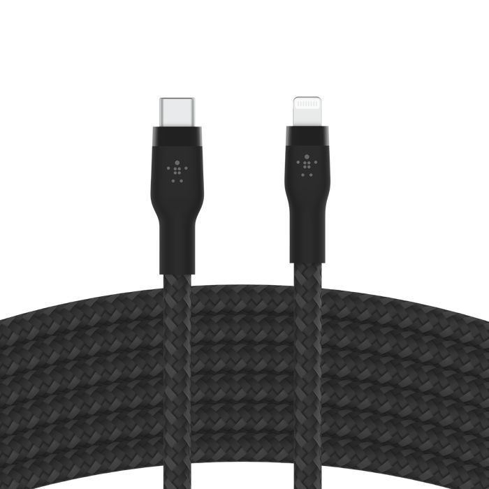Belkin USB-C to Lightning male/male cable 3m Black Belkin USB-C to Lightning male/male cable 3m Black