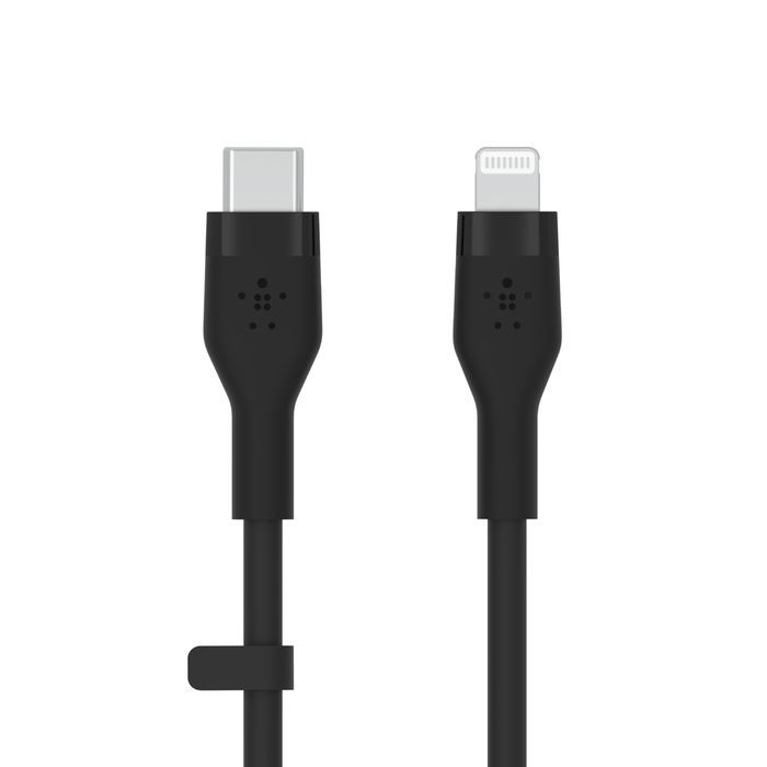 Belkin BoostCharge Flex USB-C Cable with Lightning Connector 1m Black Belkin BoostCharge Flex USB-C Cable with Lightning Connector 1m Black