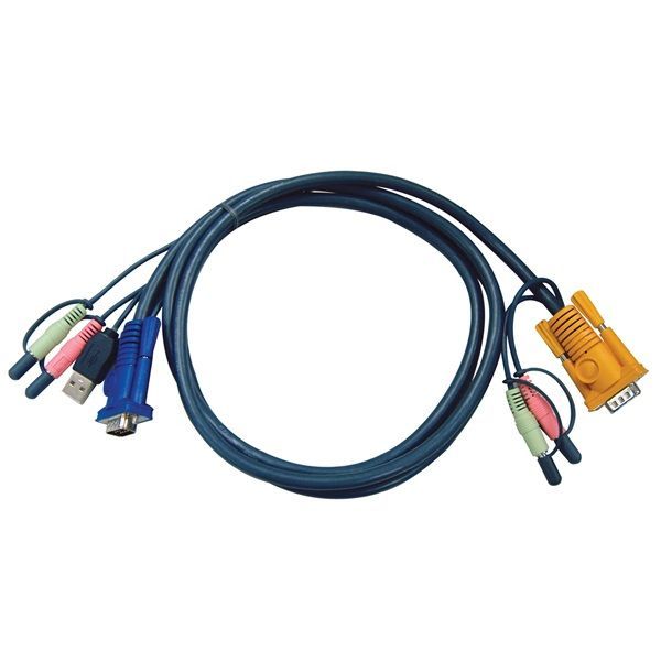 ATEN USB KVM Cable with 3 in 1 SPHD and Audio 3m