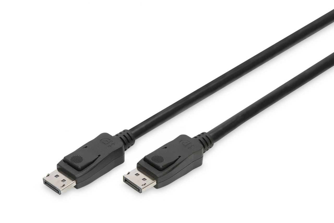 Assmann DisplayPort connection cable, DP 3m Black Assmann DisplayPort connection cable, DP 3m Black