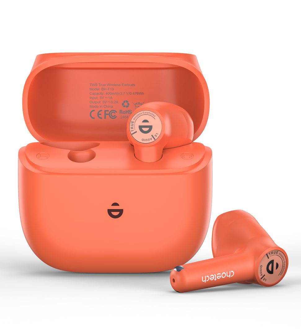 Choetech BH-T19 TwinkleMinis ENC TWS Bluetooth Headset Orange