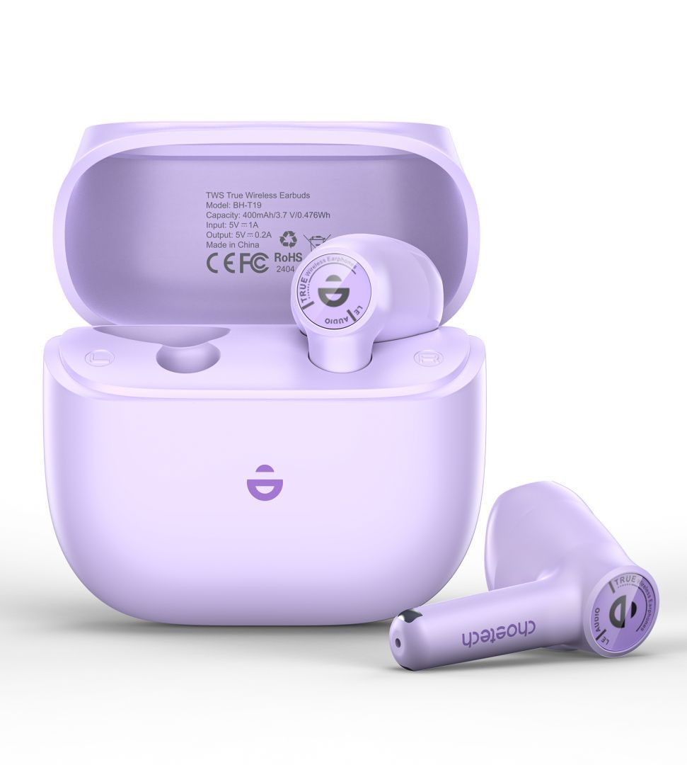 Choetech BH-T19 TwinkleMinis ENC TWS Bluetooth Headset Purple