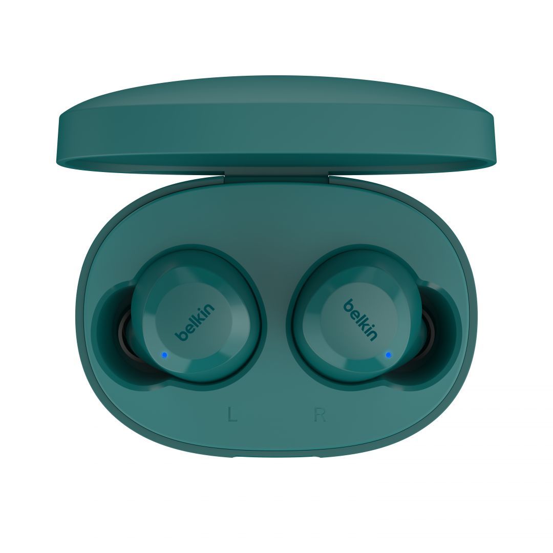 Belkin SoundForm Bolt Bluetooth Headset Earbuds Teal Belkin SoundForm Bolt Bluetooth Headset Earbuds Teal