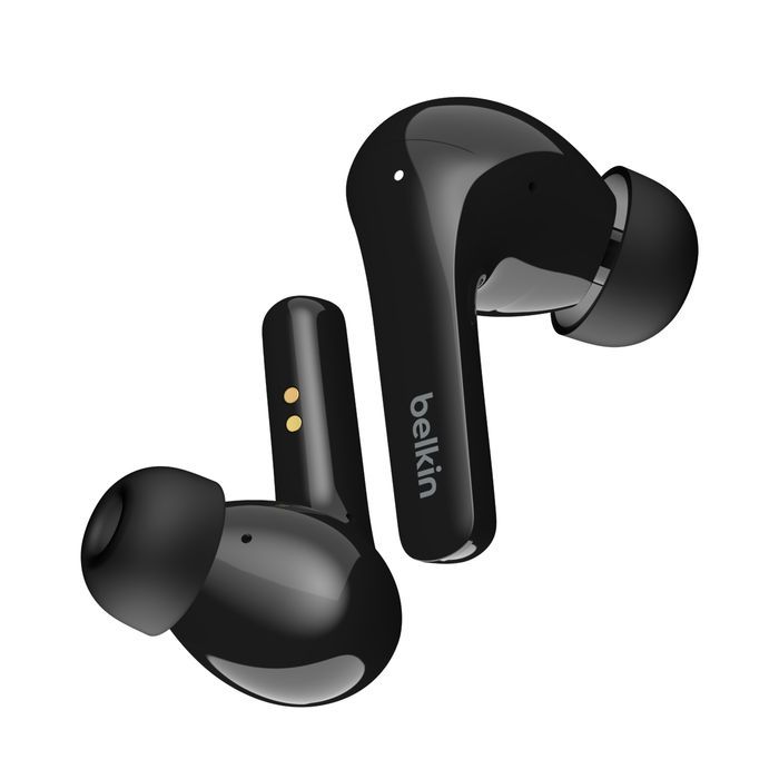 Belkin SoundForm Flow Noise Cancelling Earbuds Headset Black Belkin SoundForm Flow Noise Cancelling Earbuds Headset Black