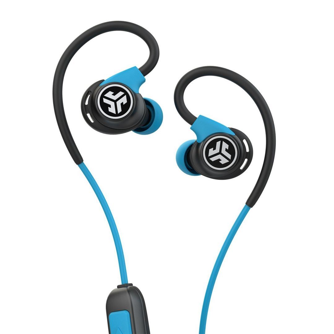 JLab Fit Sport 3 Bluetooth Fitness Earbuds Headset Black/Blue