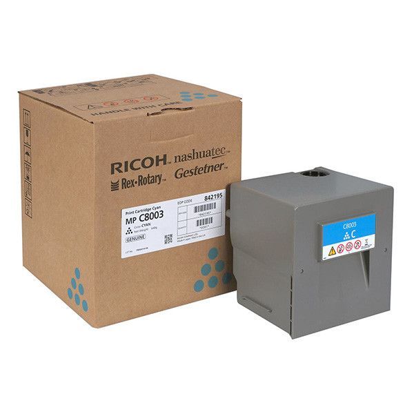 Ricoh MPC8003 Cyan toner Ricoh MPC8003 Cyan toner