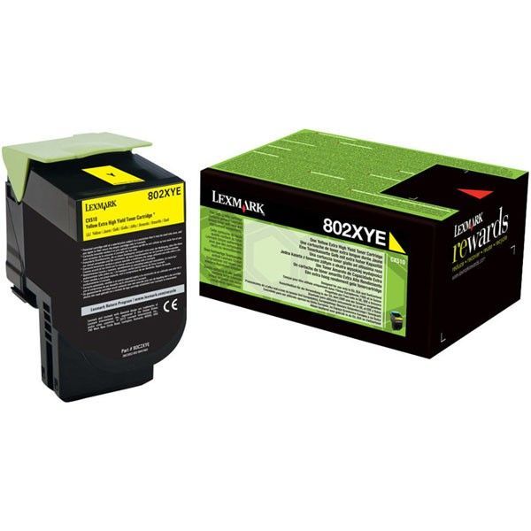 Lexmark 802HY Yellow toner Lexmark 802HY Yellow toner
