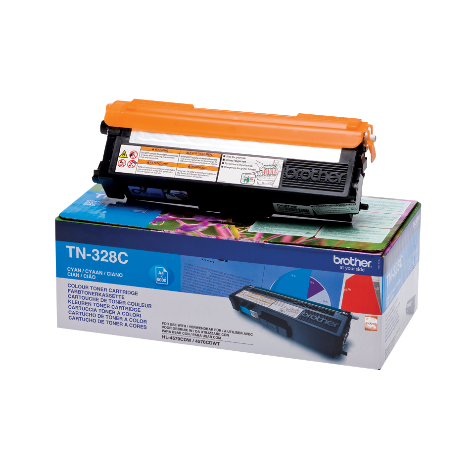 Brother TN-328C Cyan toner Brother TN-328C Cyan toner