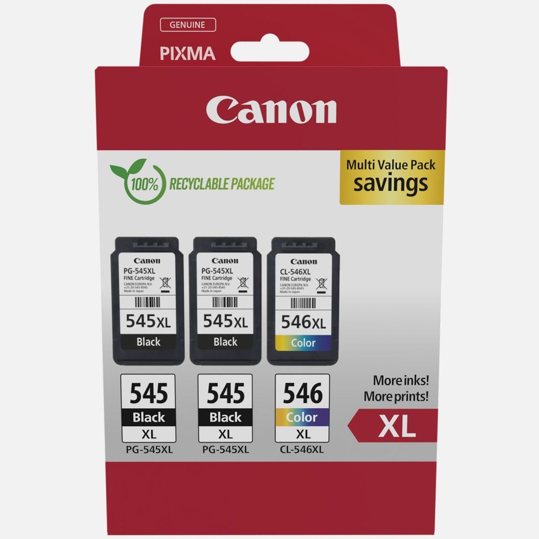 Canon PG-545XL x2/CL-546XL Photo Value Pack tintapatron Canon PG-545XL x2/CL-546XL Photo Value Pack tintapatron