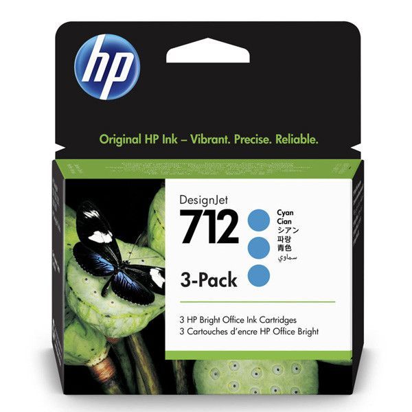 HP 3ED77A (712) Cyan tintapatroncsomag HP 3ED77A (712) Cyan tintapatroncsomag