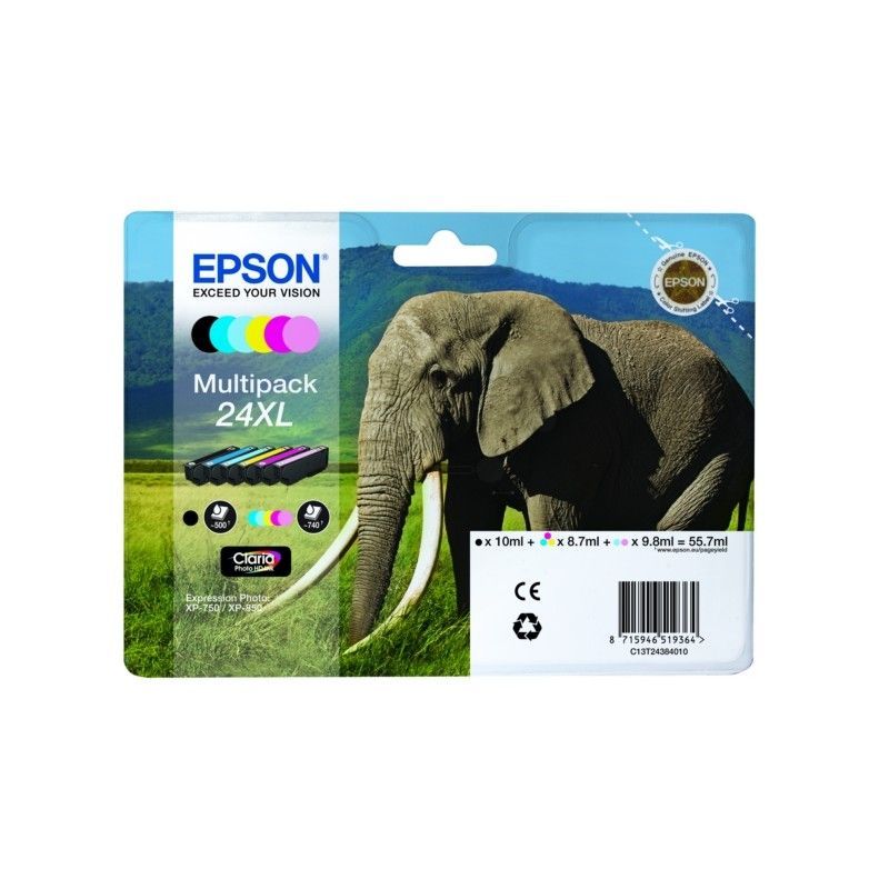 Epson T2438 (24XL) Multipack tintapatron Epson T2438 (24XL) Multipack tintapatron