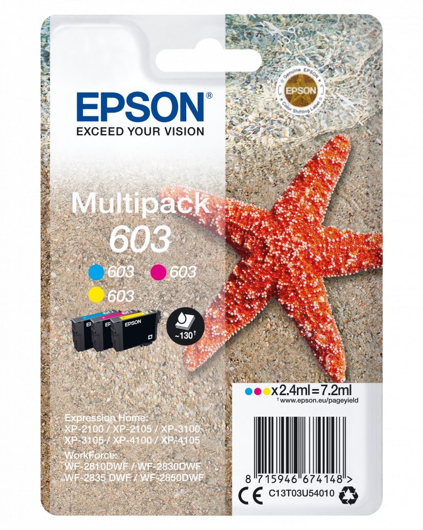Epson T03U5 (603) Colorpack tintapatron Epson T03U5 (603) Colorpack tintapatron
