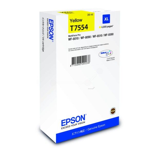 Epson T7554 XL Yellow Epson T7554 XL Yellow