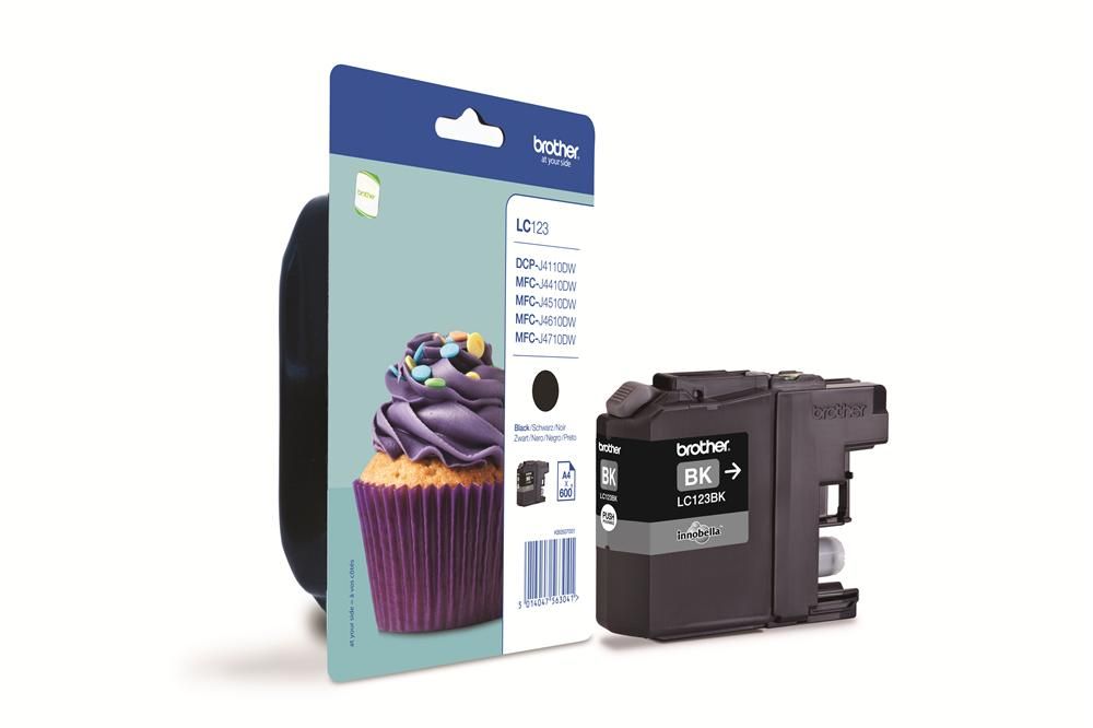 Brother LC-123BK Black tintapatron Brother LC-123BK Black tintapatron