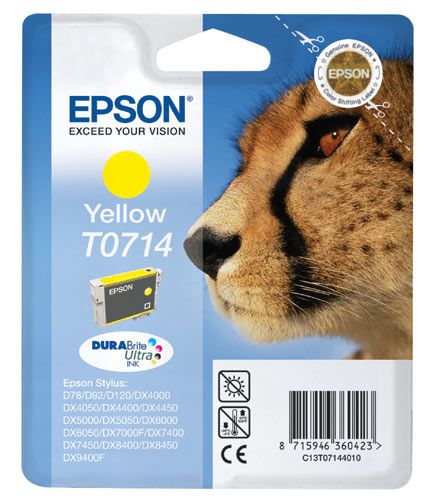 Epson T0714 Yellow tintapatron Epson T0714 Yellow tintapatron