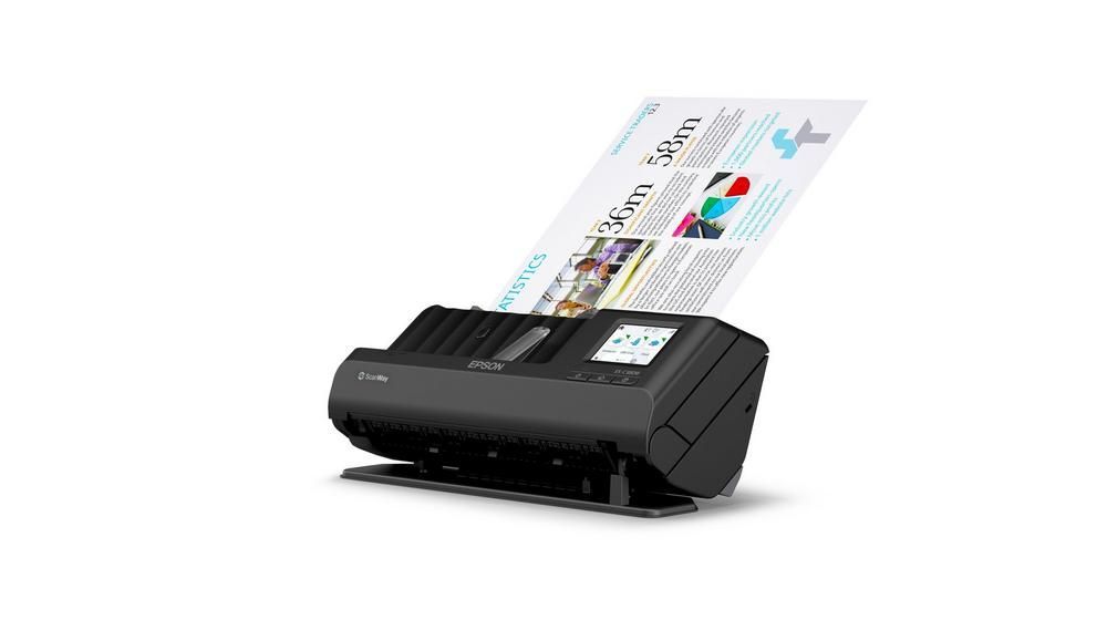 Epson WorkForce ES-C380W Lapáthúzós Szkenner Black