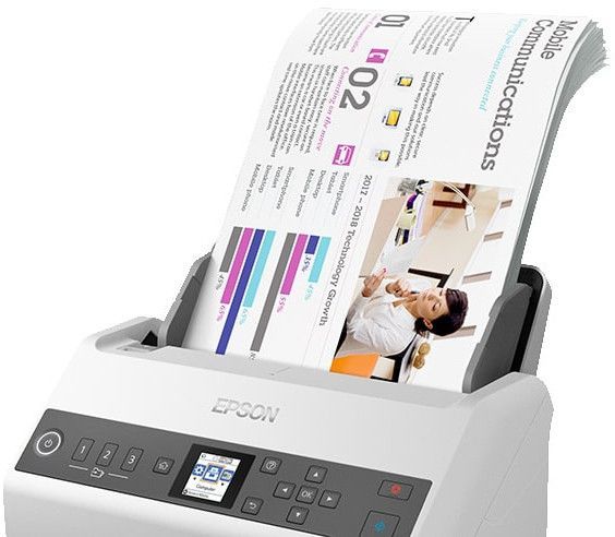 Epson WorkForce DS-730N Lapadagolós Szkenner White