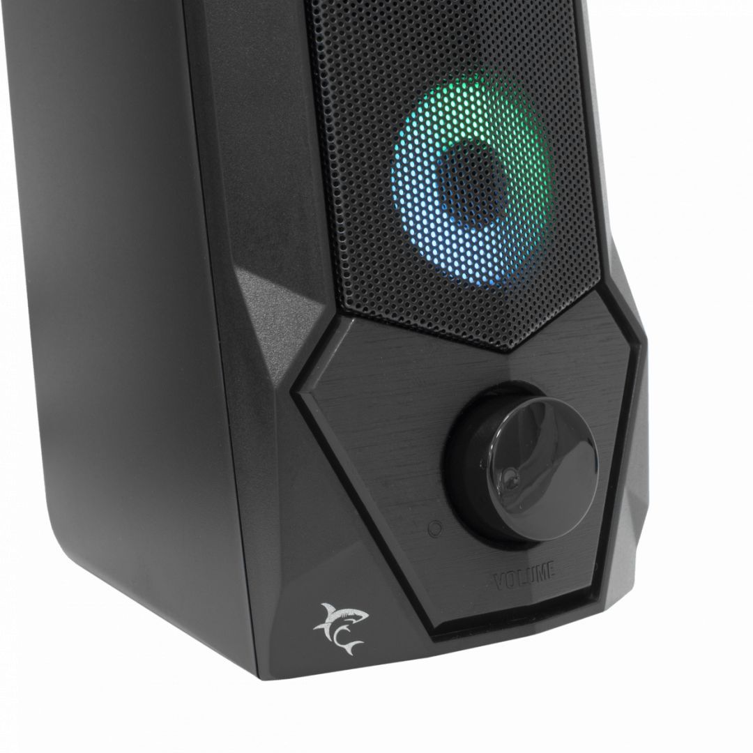 White Shark Flow RGB Speaker Black